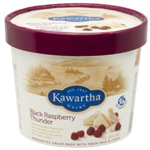 Tub of Kawartha Diary Ice Cream