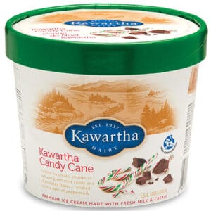 Tub of Kawartha Diary Ice Cream