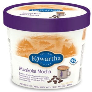 Tub of Kawartha Diary Ice Cream