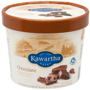 Tub of Kawartha Diary Ice Cream