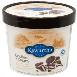 Tub of Kawartha Diary Ice Cream