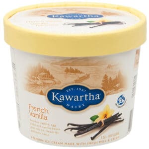 Tub of Kawartha Diary Ice Cream