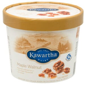 Tub of Kawartha Diary Ice Cream